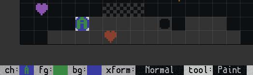 image of status bar