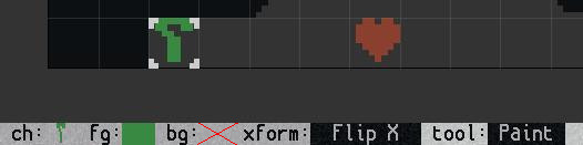 image of status bar